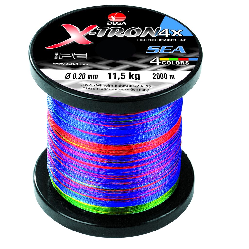 4-Braid, Multi,0,20mm.,2000m.