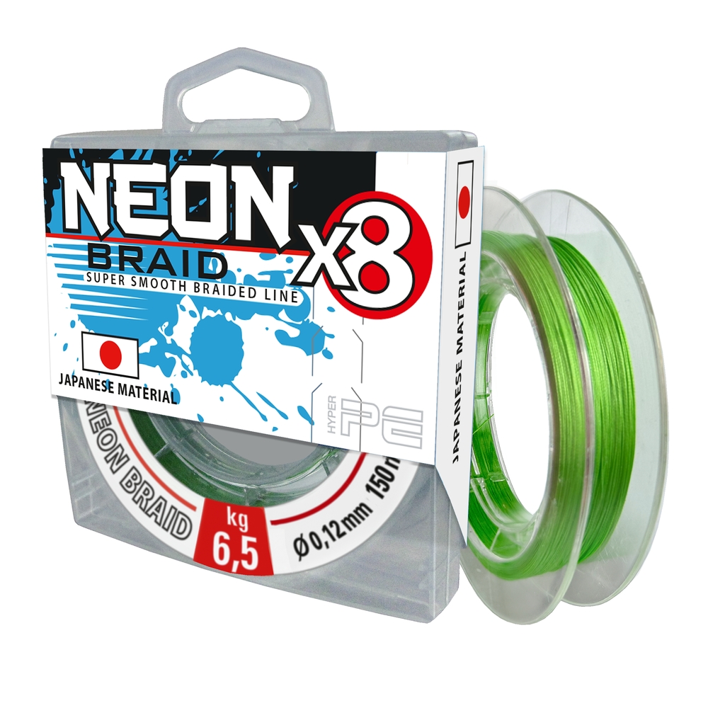 8x-Braid Chartreu. 0,12mm,150m