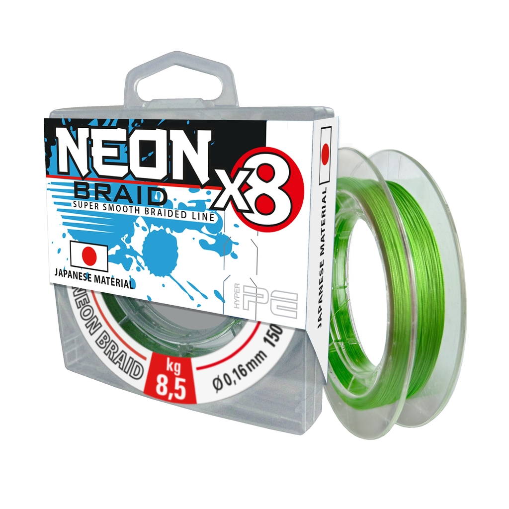 8x-Braid Chartreu. 0,16mm,150m