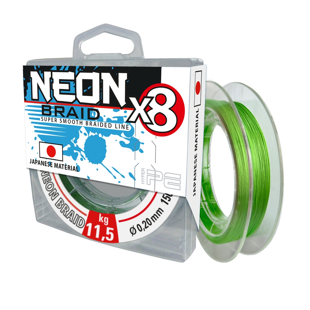8x-Braid Chartreu. 0,20mm,150m