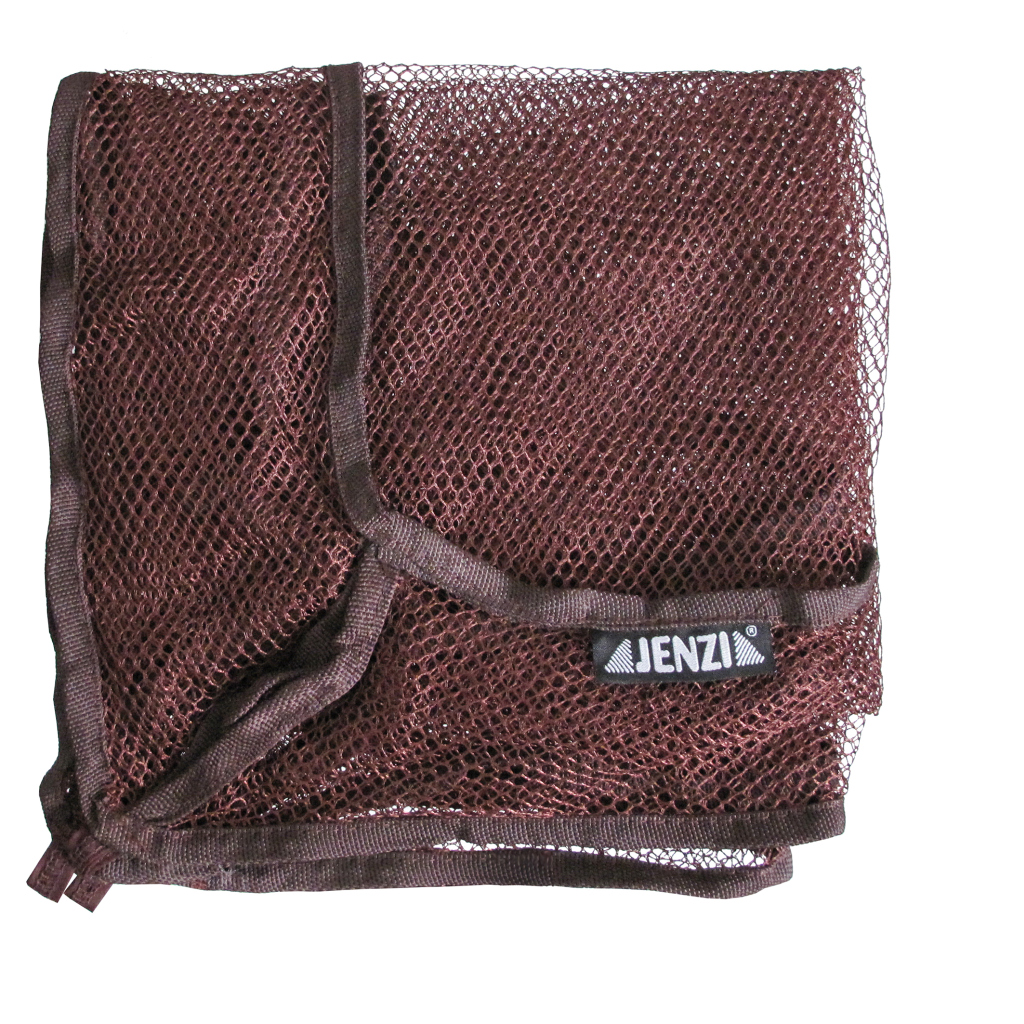 Senknetz Braun 1x1m. Rand hoch