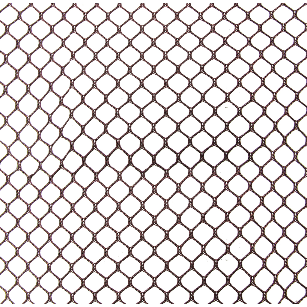Senknetz Braun 1x1m. Rand hoch
