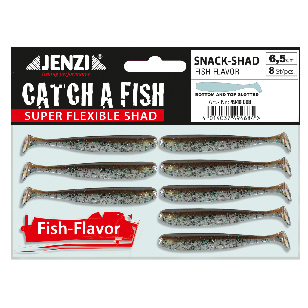 Snack-Shad Flav. 8/SB 6,5cm C8