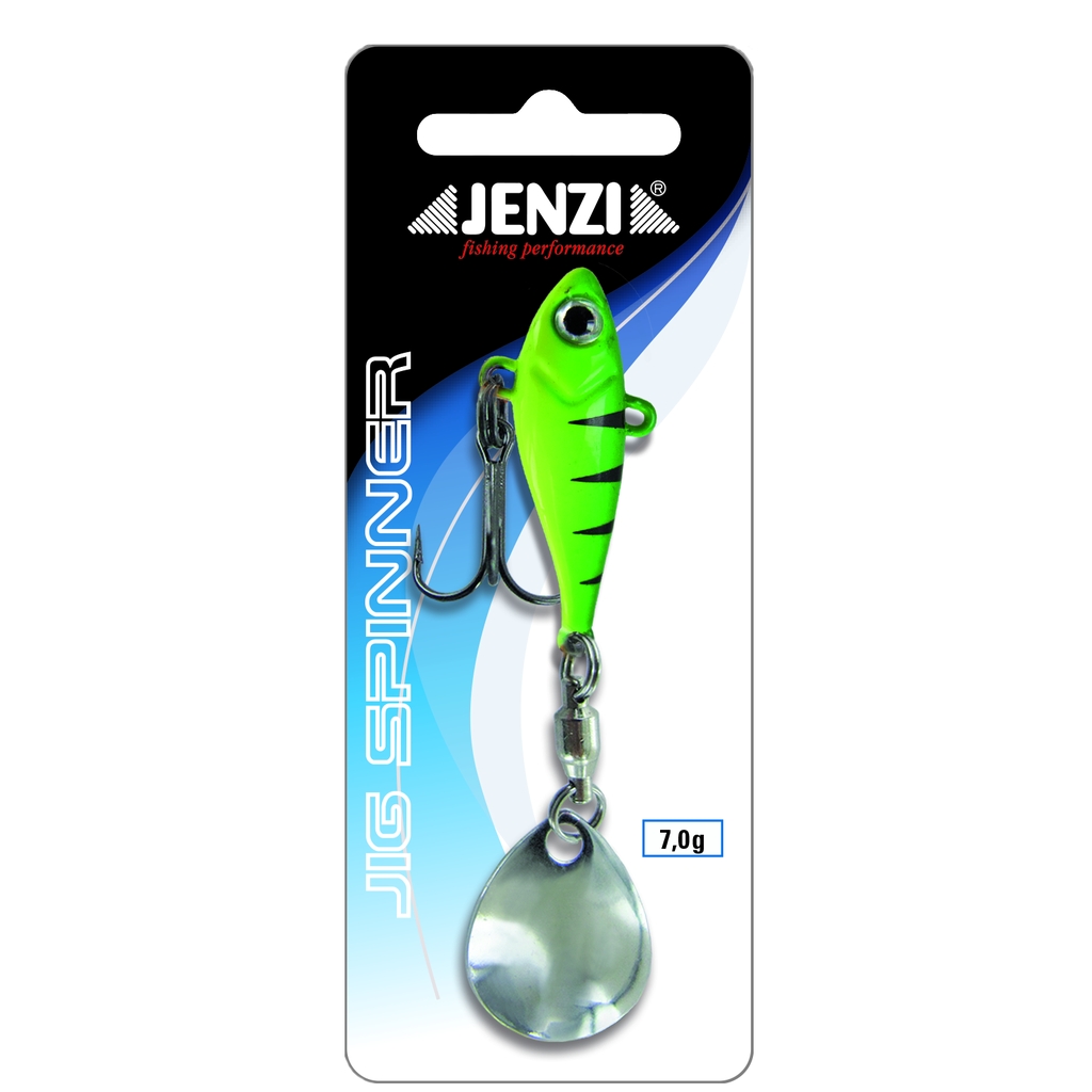 UV Jig Spinner,Firetiger,7g.