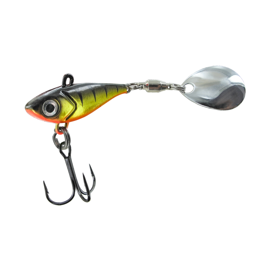 UV Jig Spinner,Perch Body 7g.