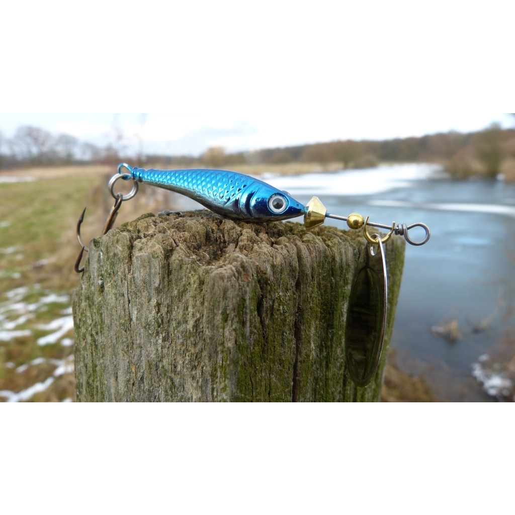 Bait-Fish Kunstköd. Blue/Silve, 16g