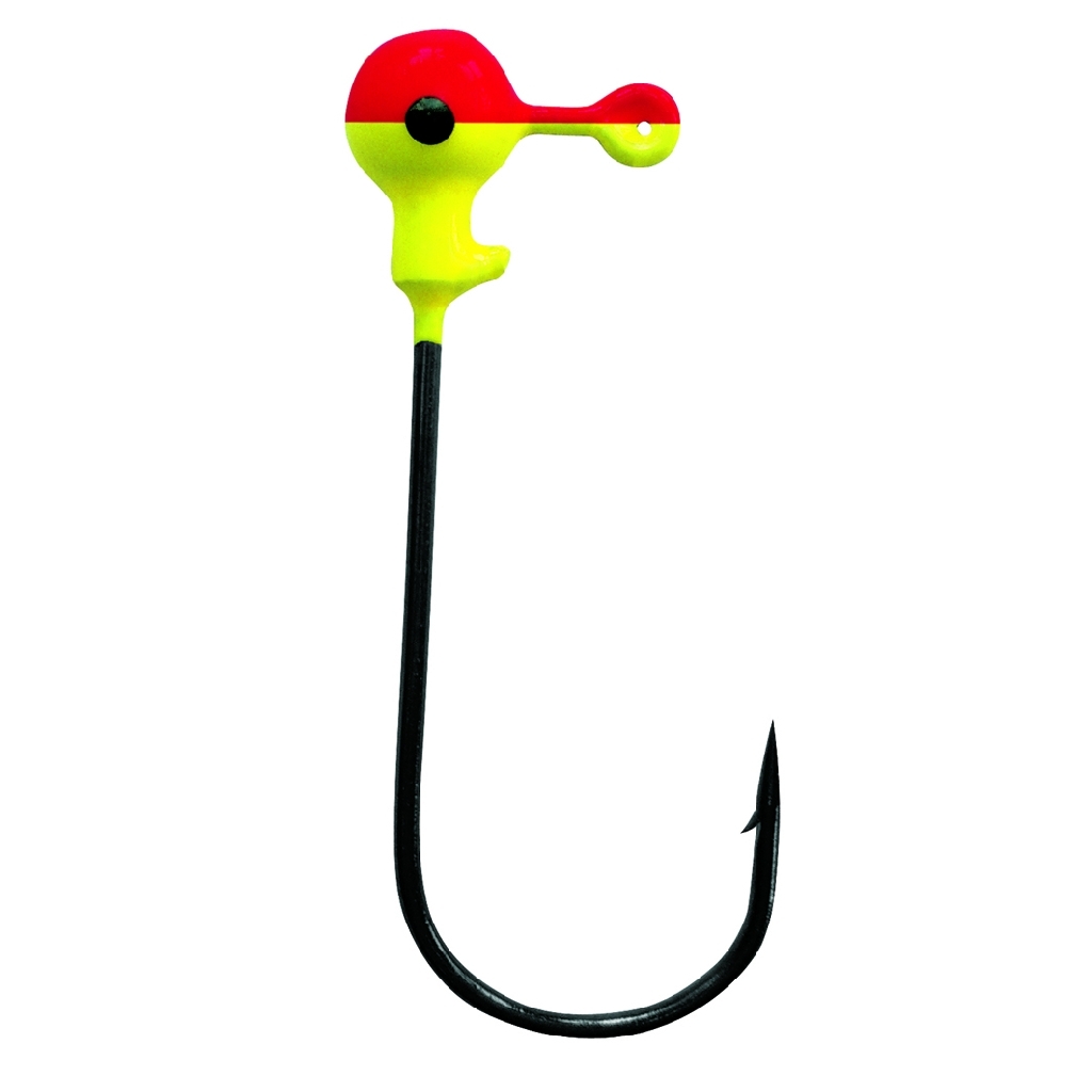 Jig-Head R/ Gelb 3,5g 2/0 50 P