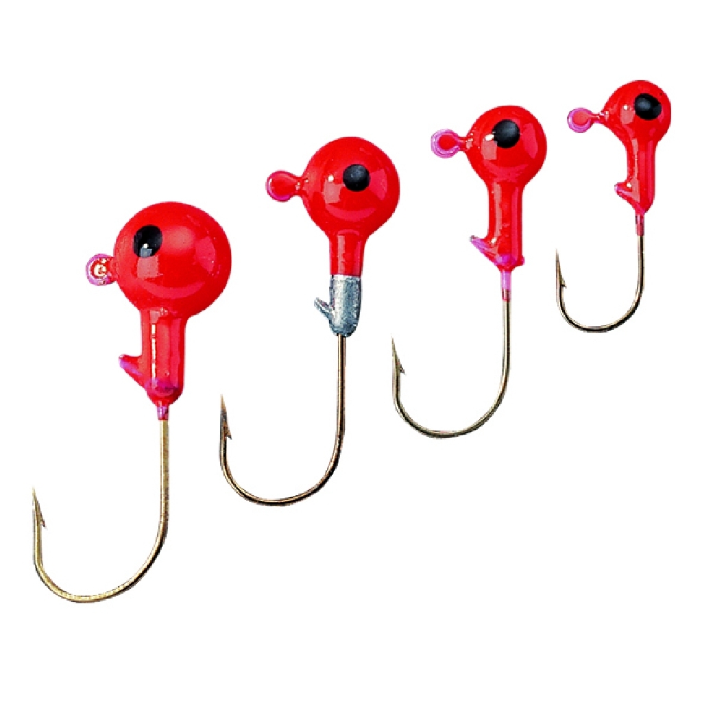 Jig-H.Round,los,fl.Red,  1  3g