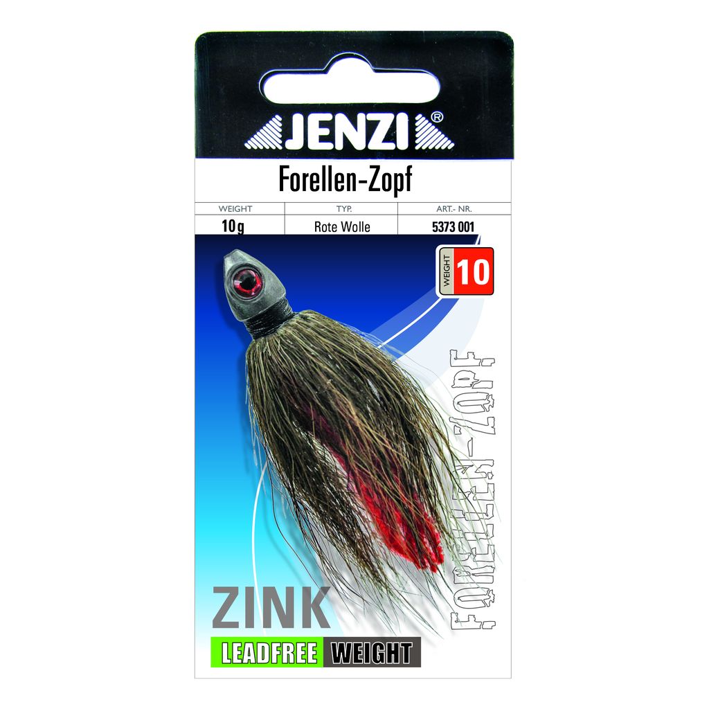 Forellen-Zopf, 10g, silber