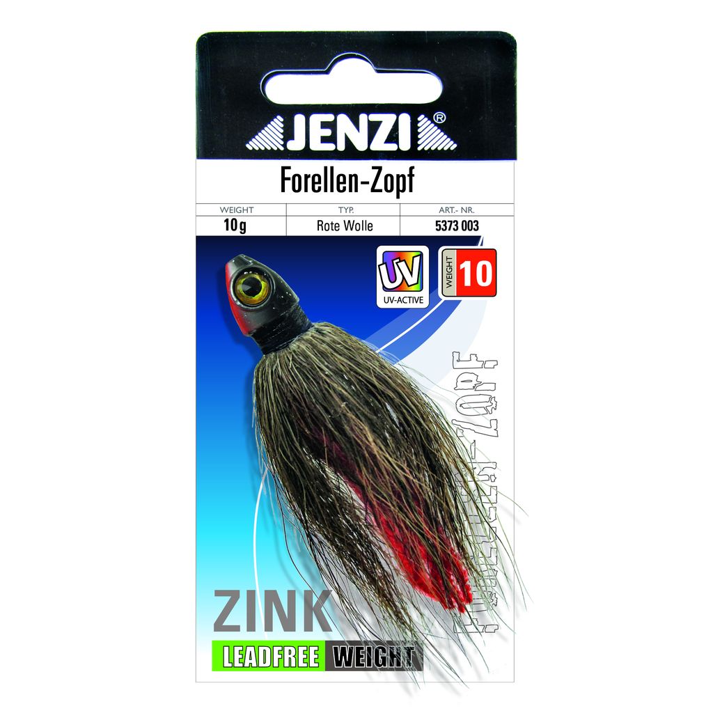 Forellen-Zopf, 10g, Gold-Black