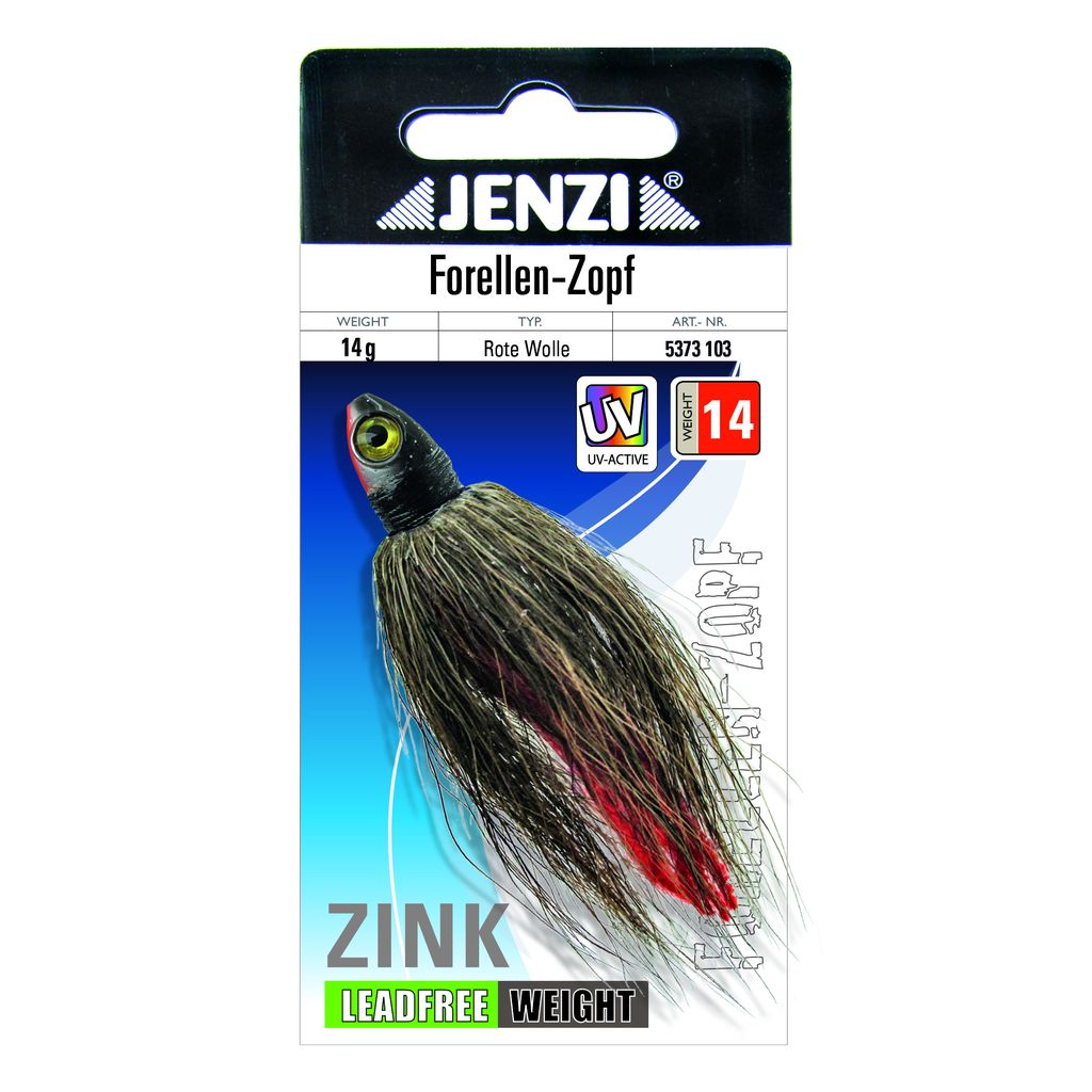 Forellen-Zopf, 14g,Gold-Black