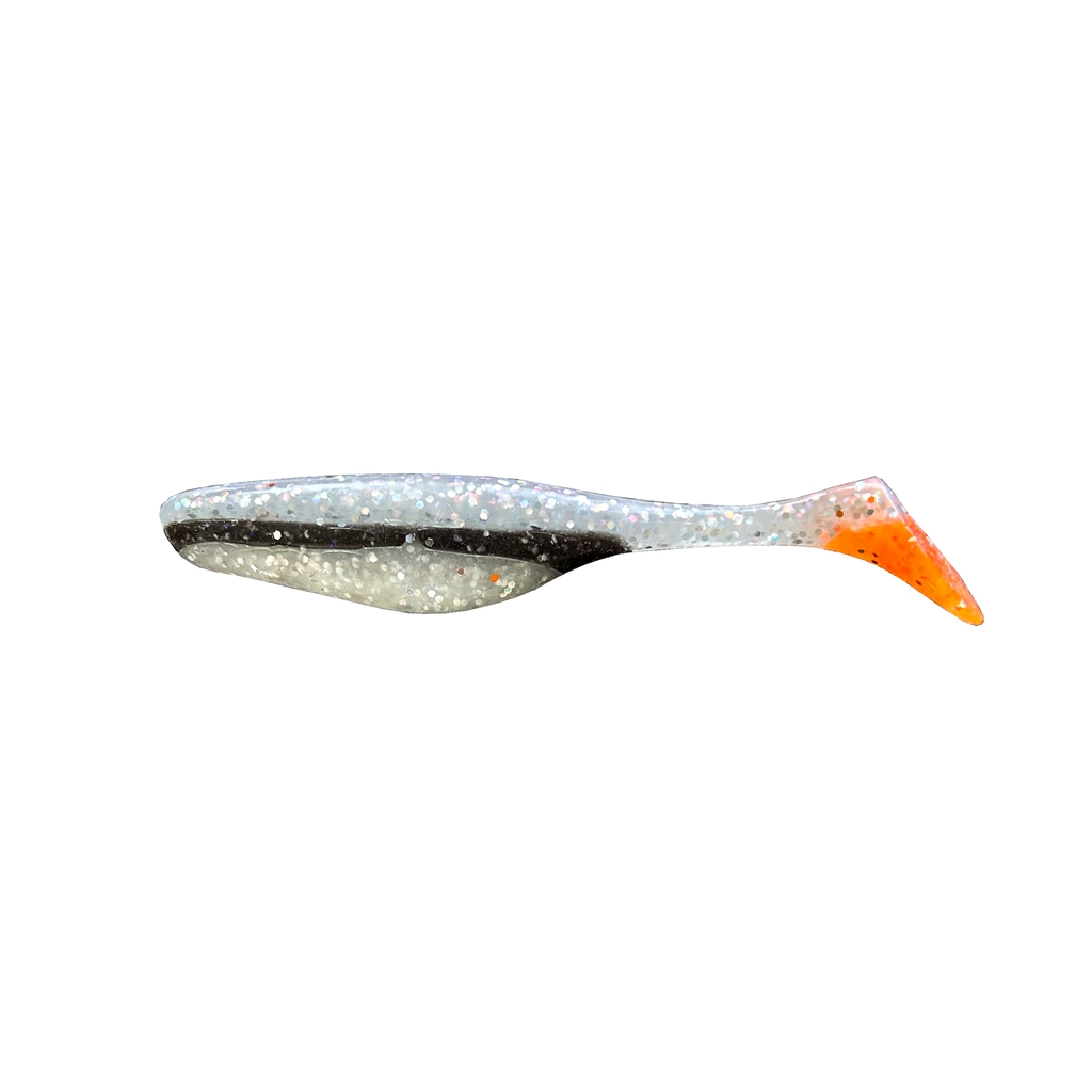 River Shad,15cm.,White-Glitter