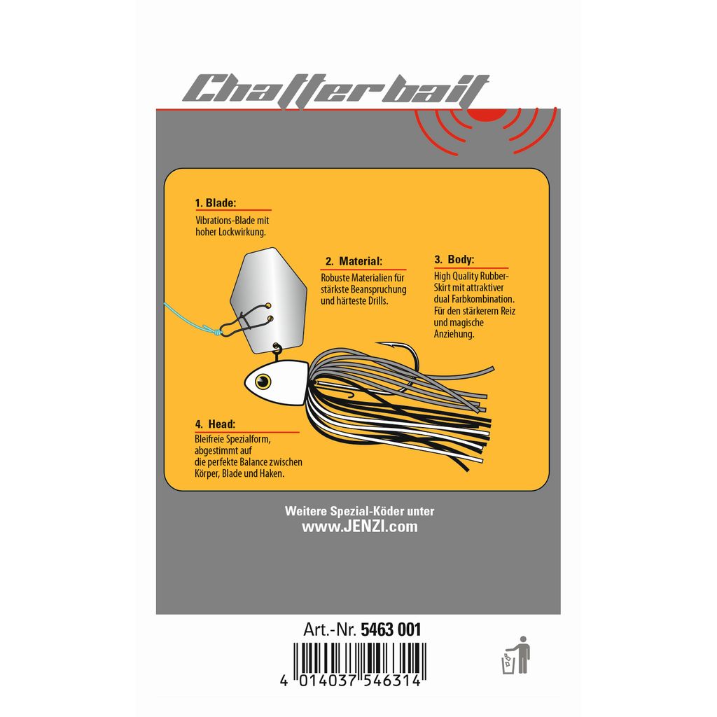 Chatterbait,5g,1/0 Gold-Black