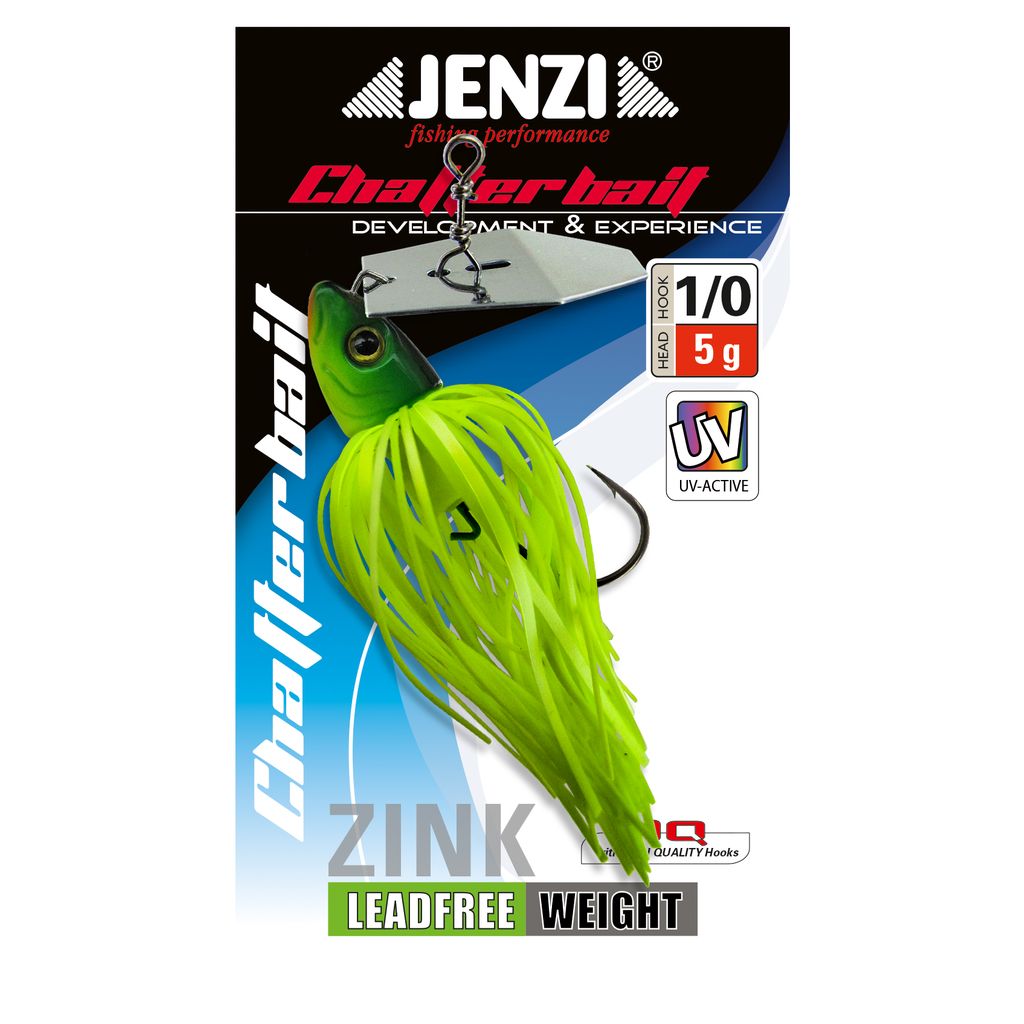 Chatterbait,5g,1/0 Fluo-Yellow