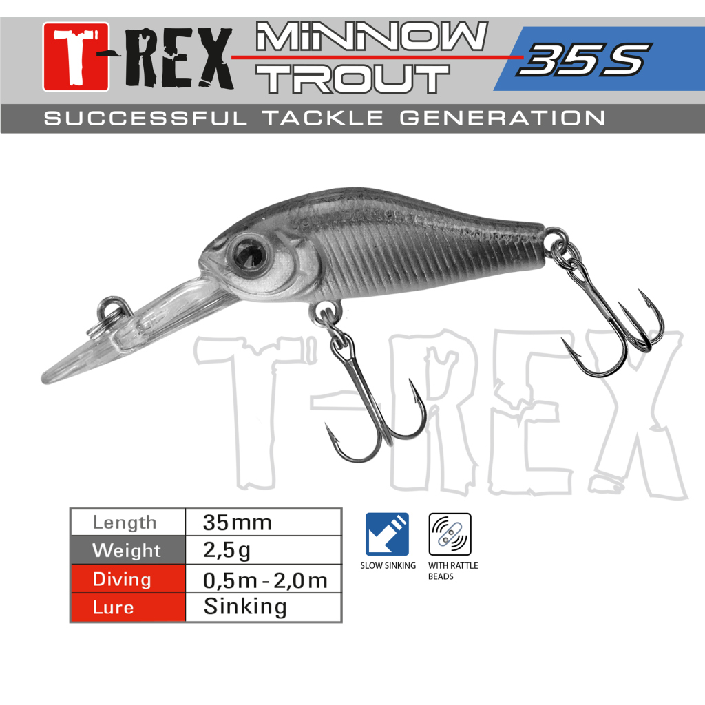 Wobbler T-Rex Trout 35 S Col.1