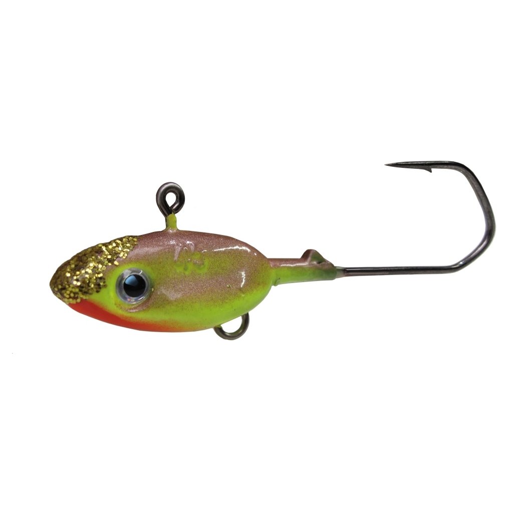 Jig-Kopf eck.Hak,lose 40g gelb