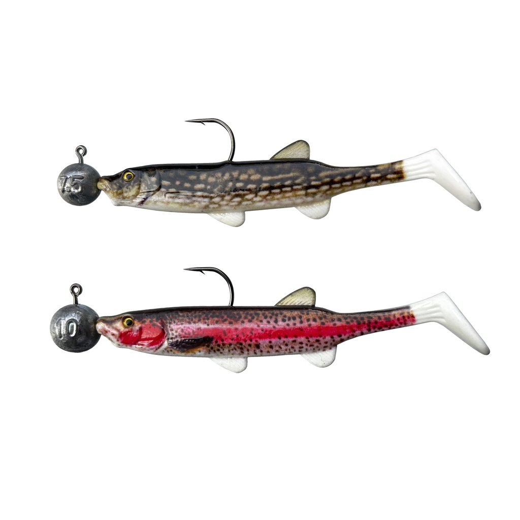Gum.FishSet 2St 9,0cm 7,5+10gPike Trout