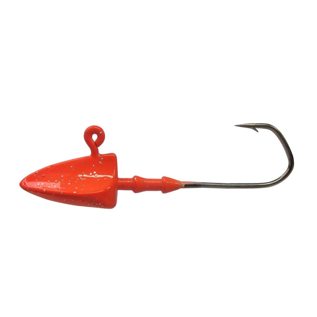 Jig-Head los. orange  15 g 6/0