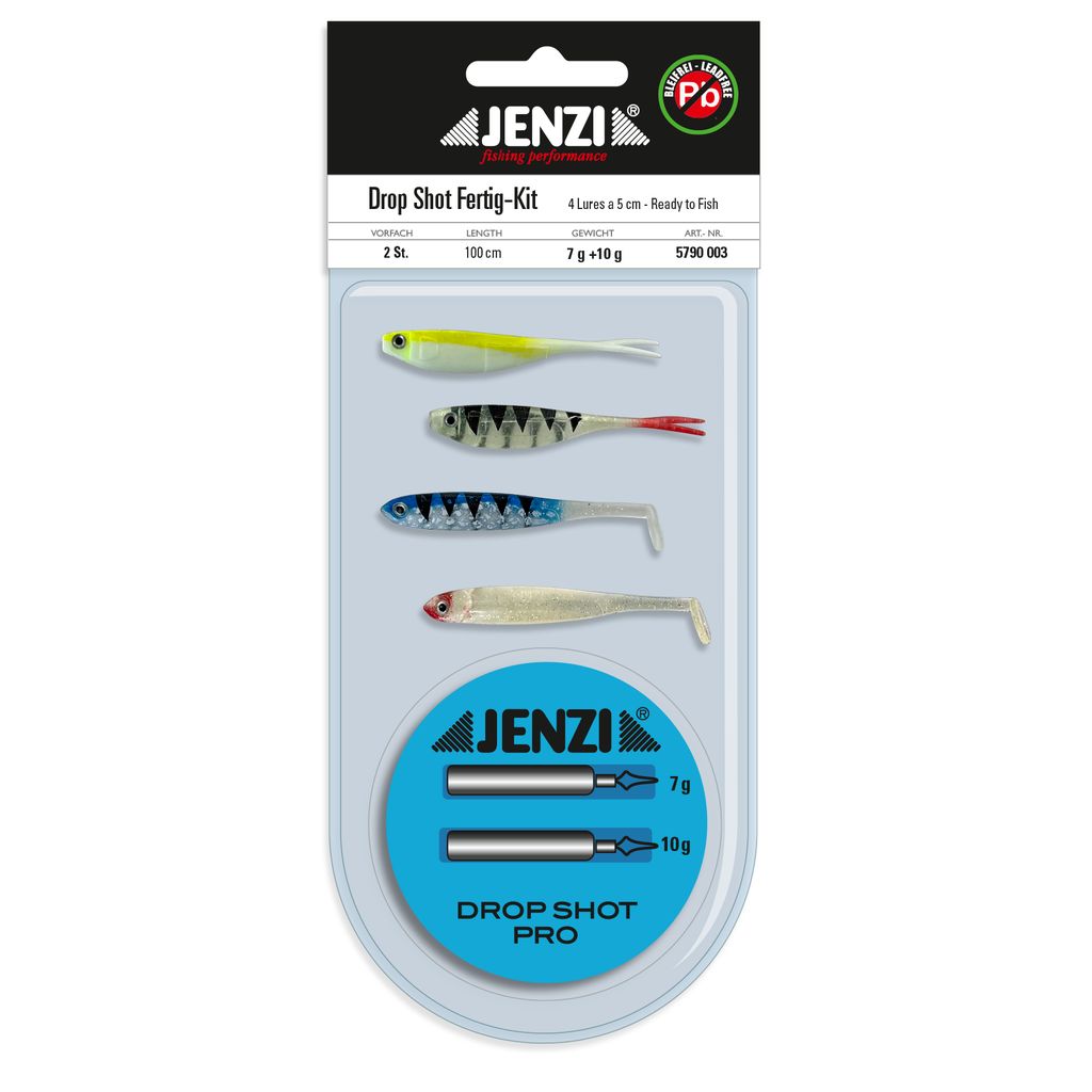 Dropshot-Set,kompl.Lure 5cm