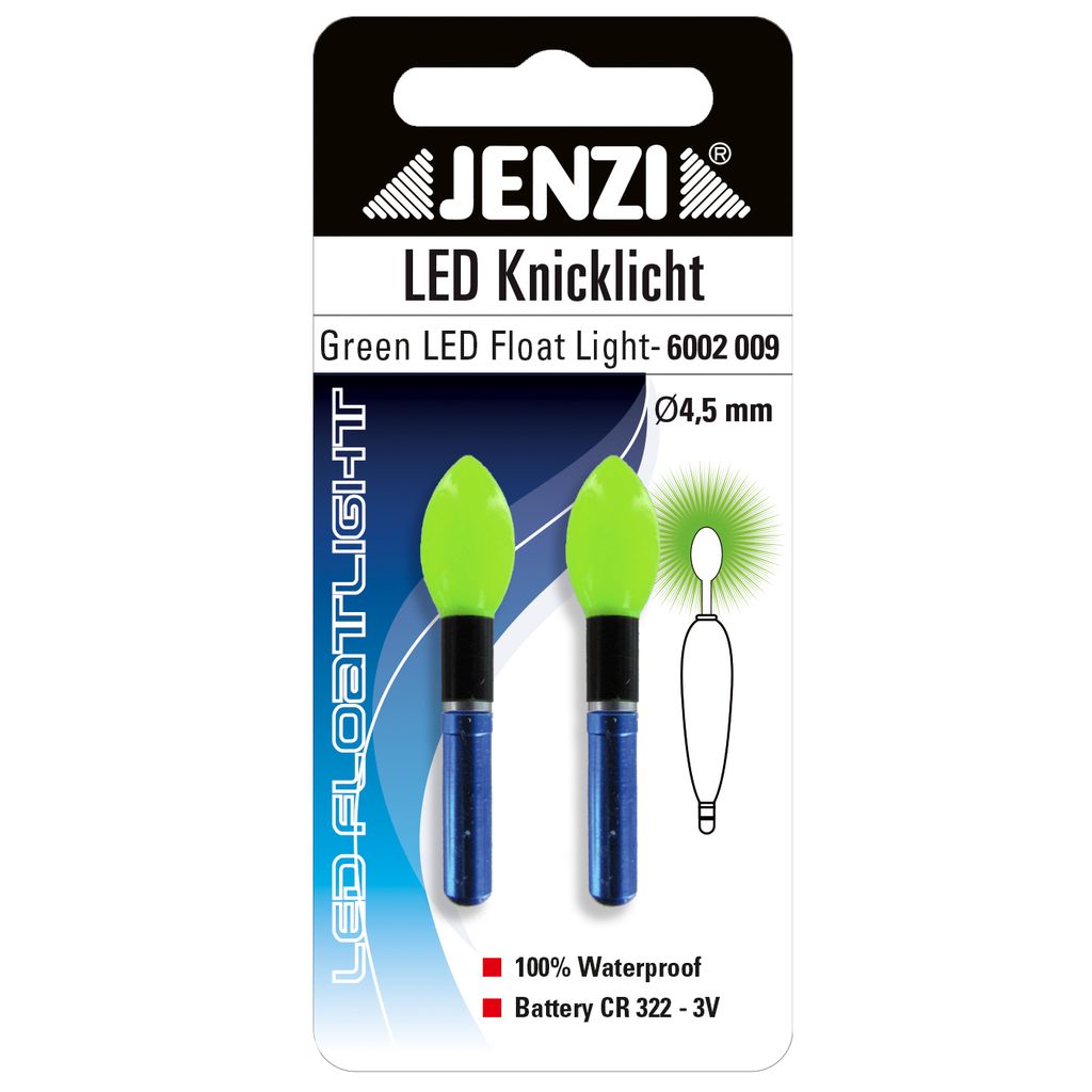 LED Knickl. Bulb 2 St./SB grn
