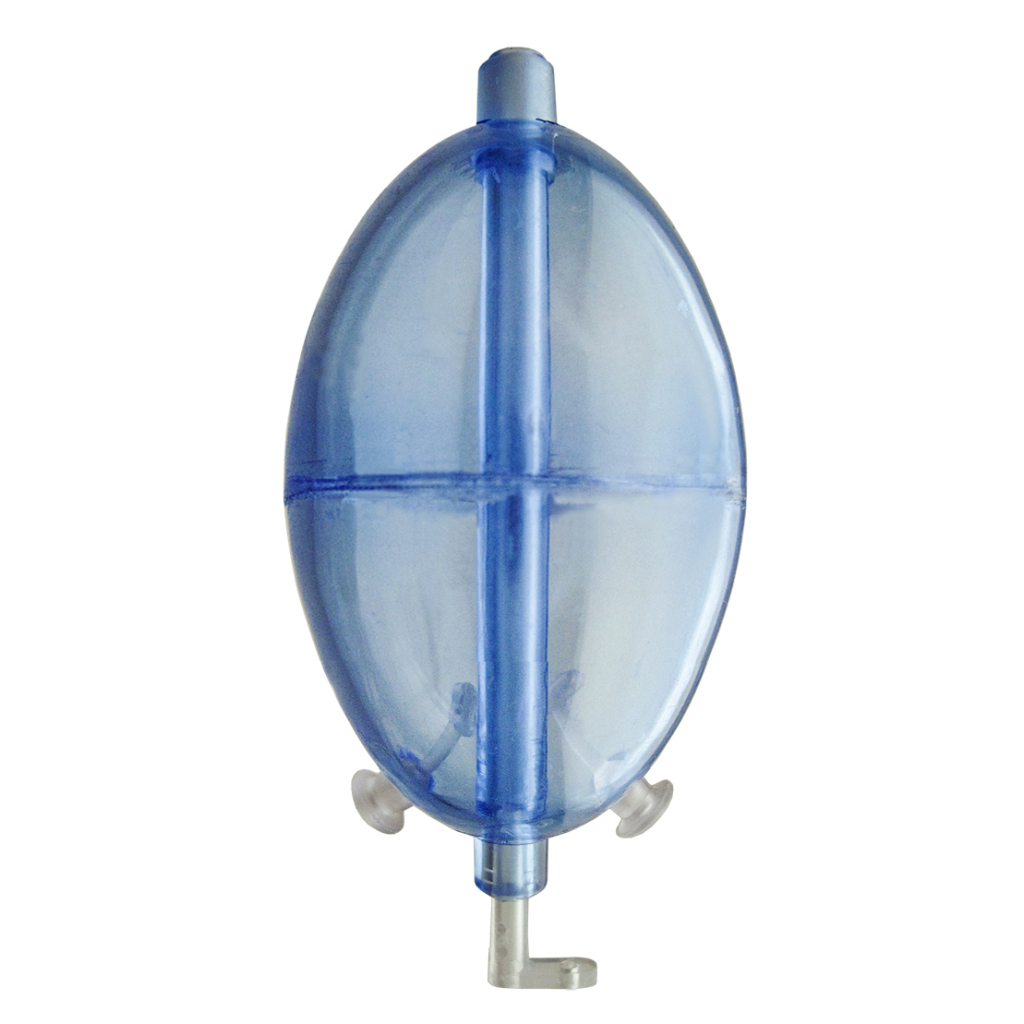 Wasserkugel Oval Inn. Transpar, 60/40mm