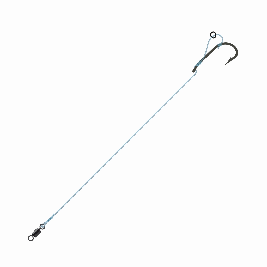 Fluorocarb. Stiff-D-Boilie Rig