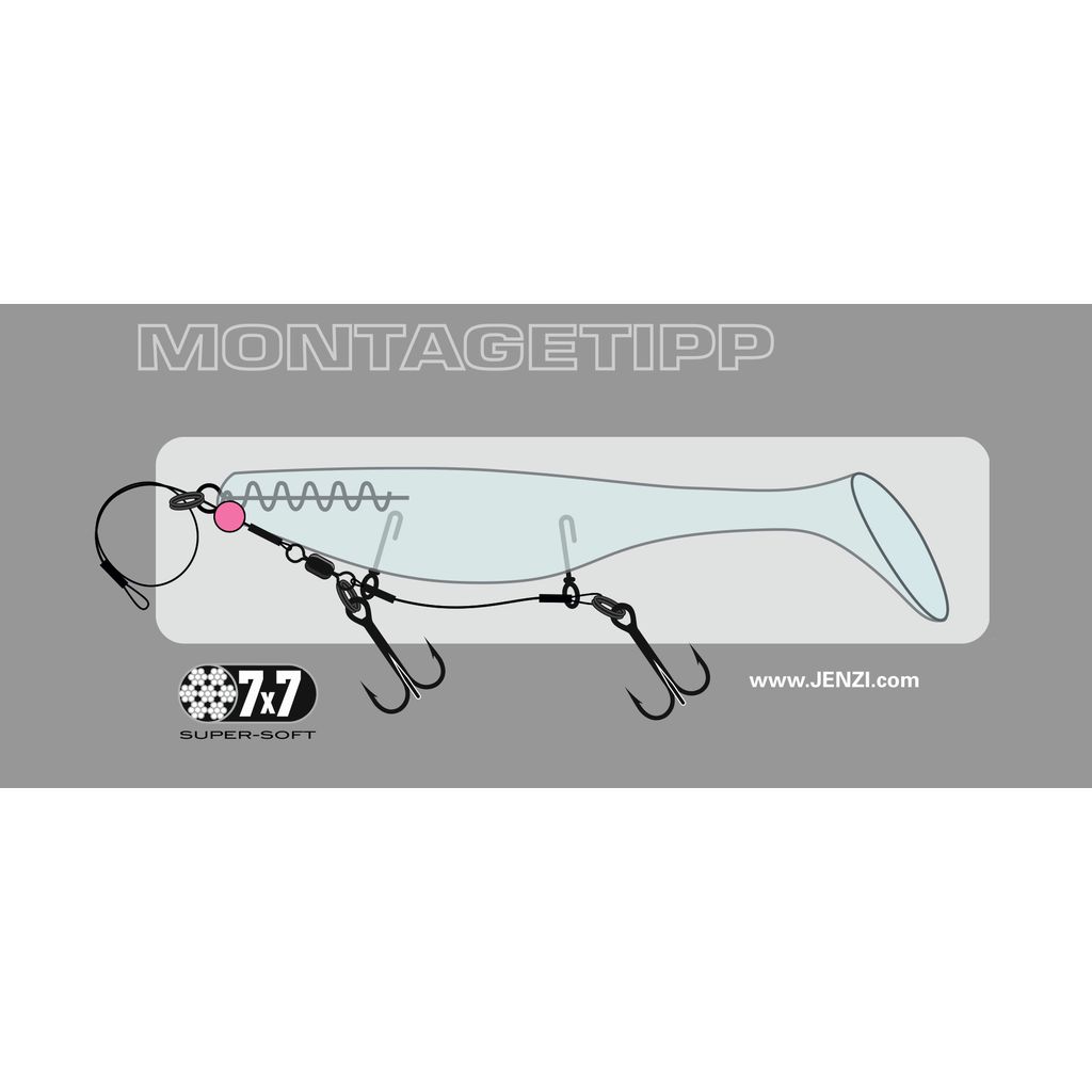 Doub.Stinger-Rig m.Sc.1, 40cm
