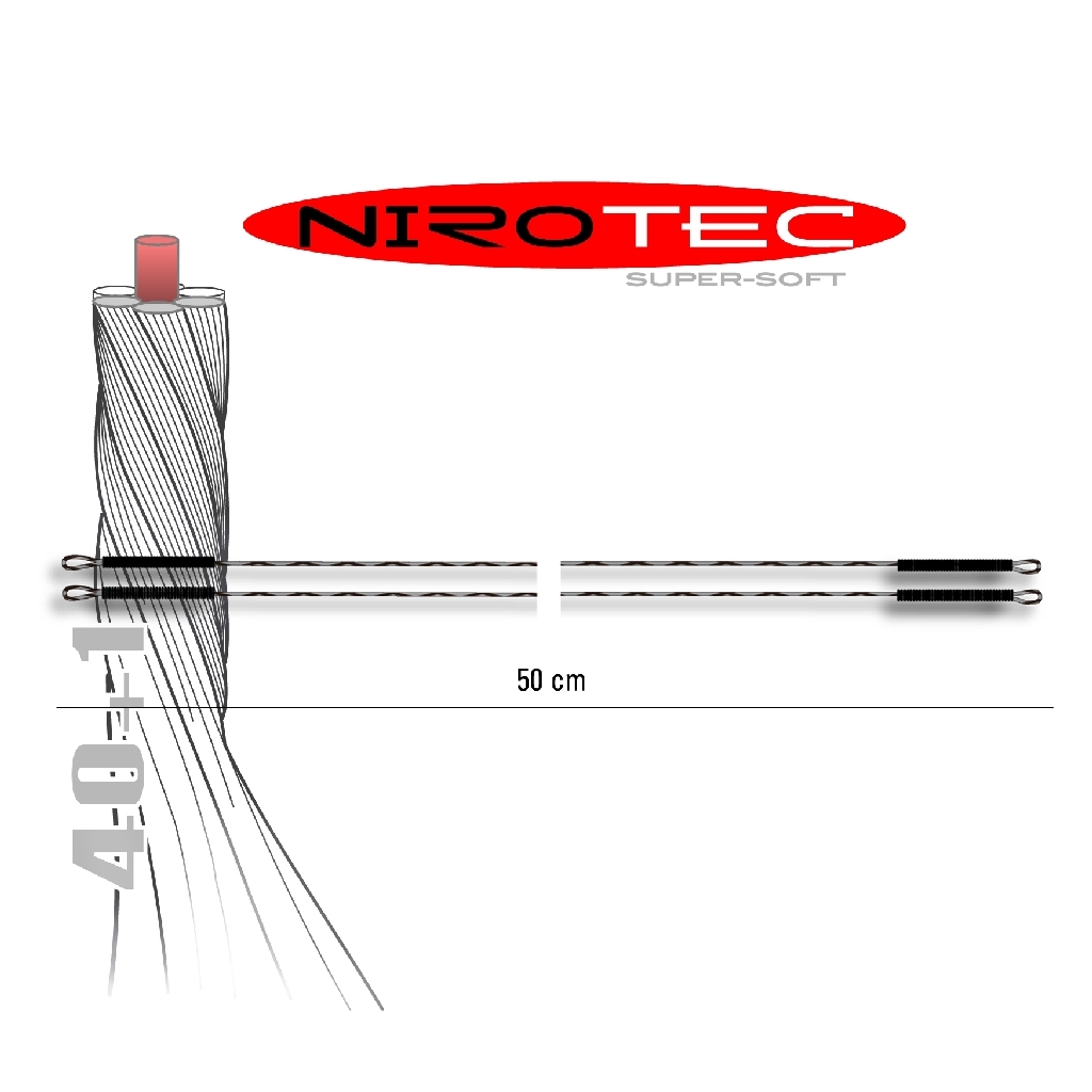 Niro-Tec  2 Schlaufen 2st/SB
