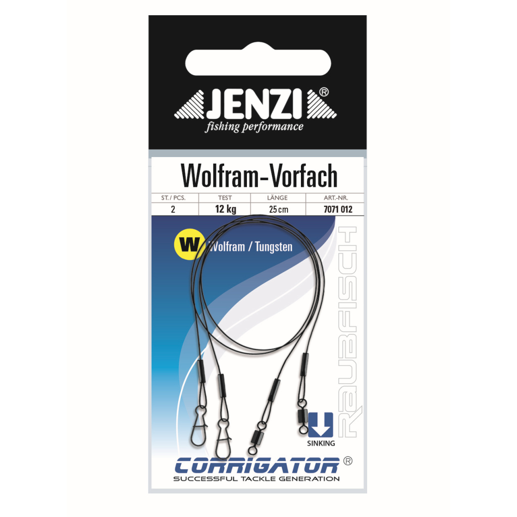 Wolfr.-Vorfächer 2St/SB 12 kg