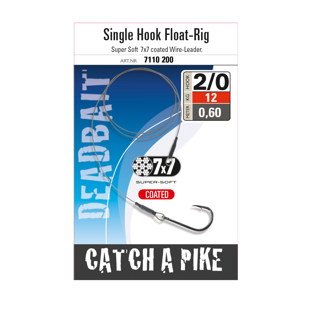 Single-Hook Float Rig 7x7  2/0
