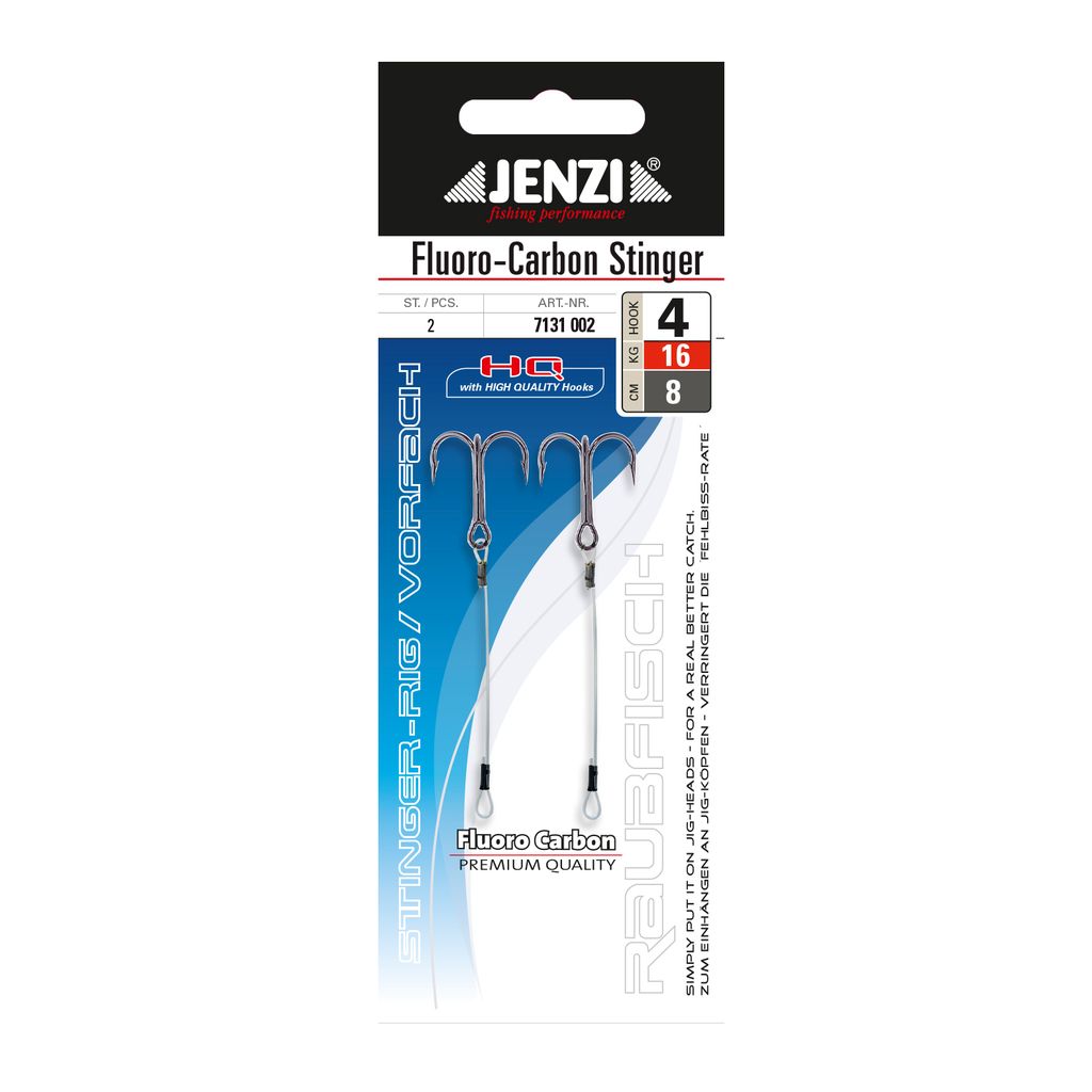 Stinger Fluo 2St. Hak.4 8cm