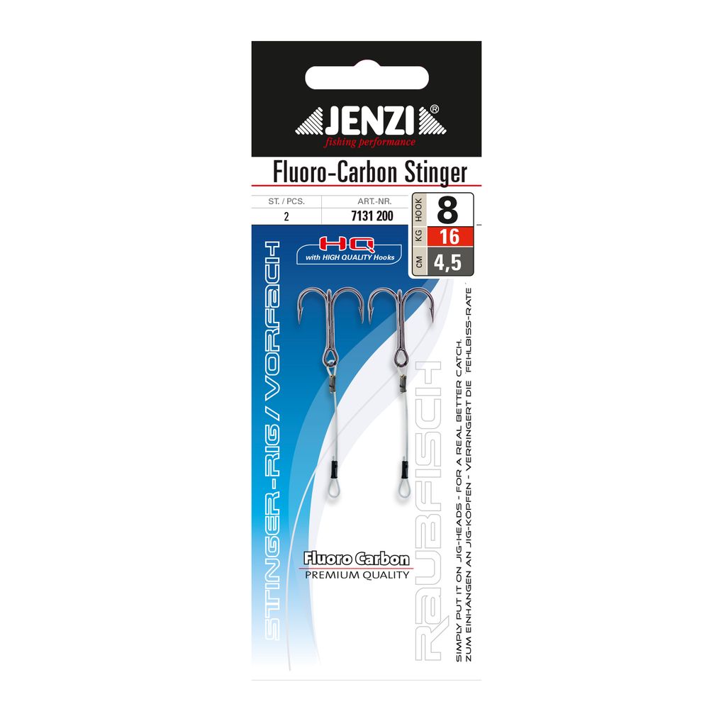 Stinger Fluo 2St. Hak.8 4,5cm