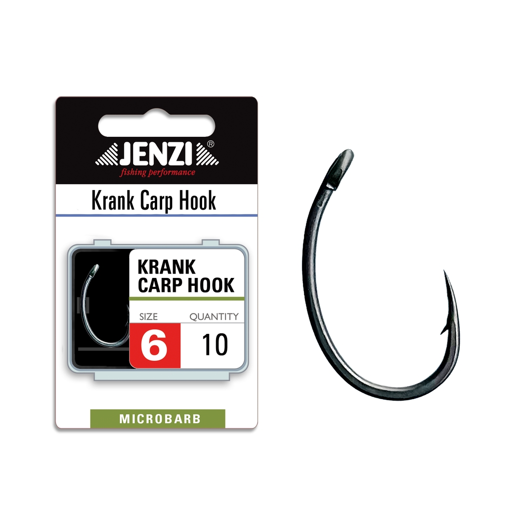 Karpfenhaken Krank Hook matt 10St.  #6