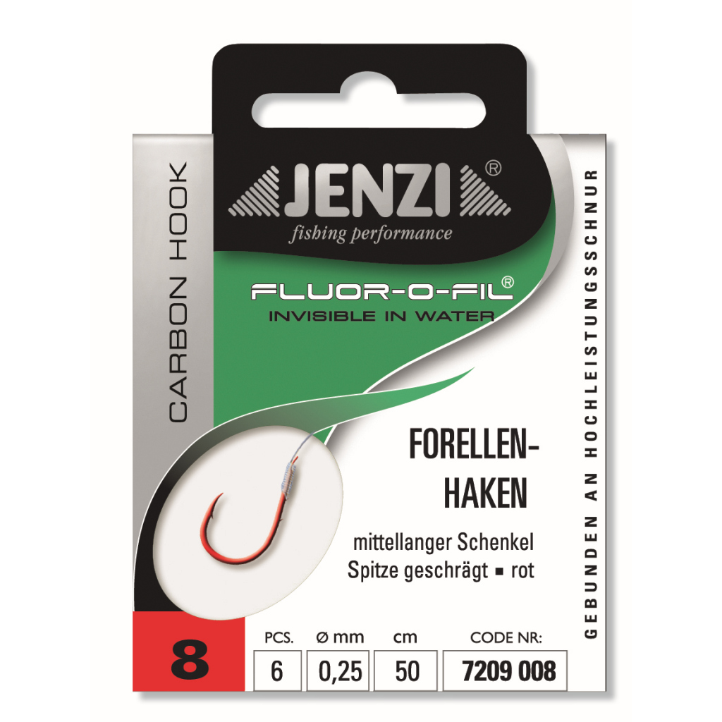 Geb.Haken Fluor-O-Fil Forelle