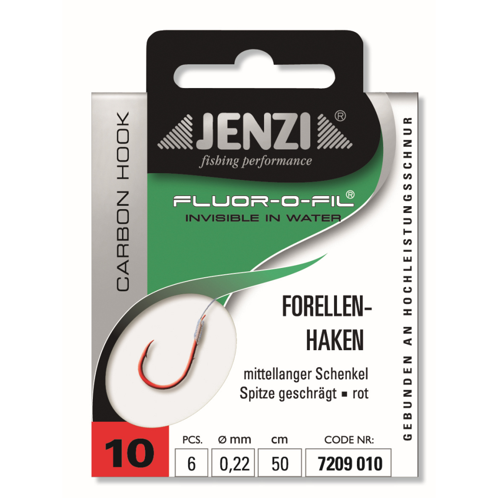 Geb.Haken Fluor-O-Fil Forelle