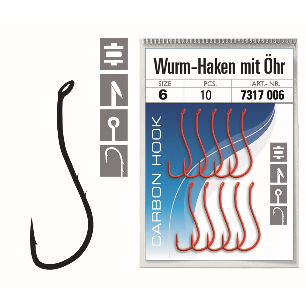 Wurmhak.rot Öhr langs.Lose, SB