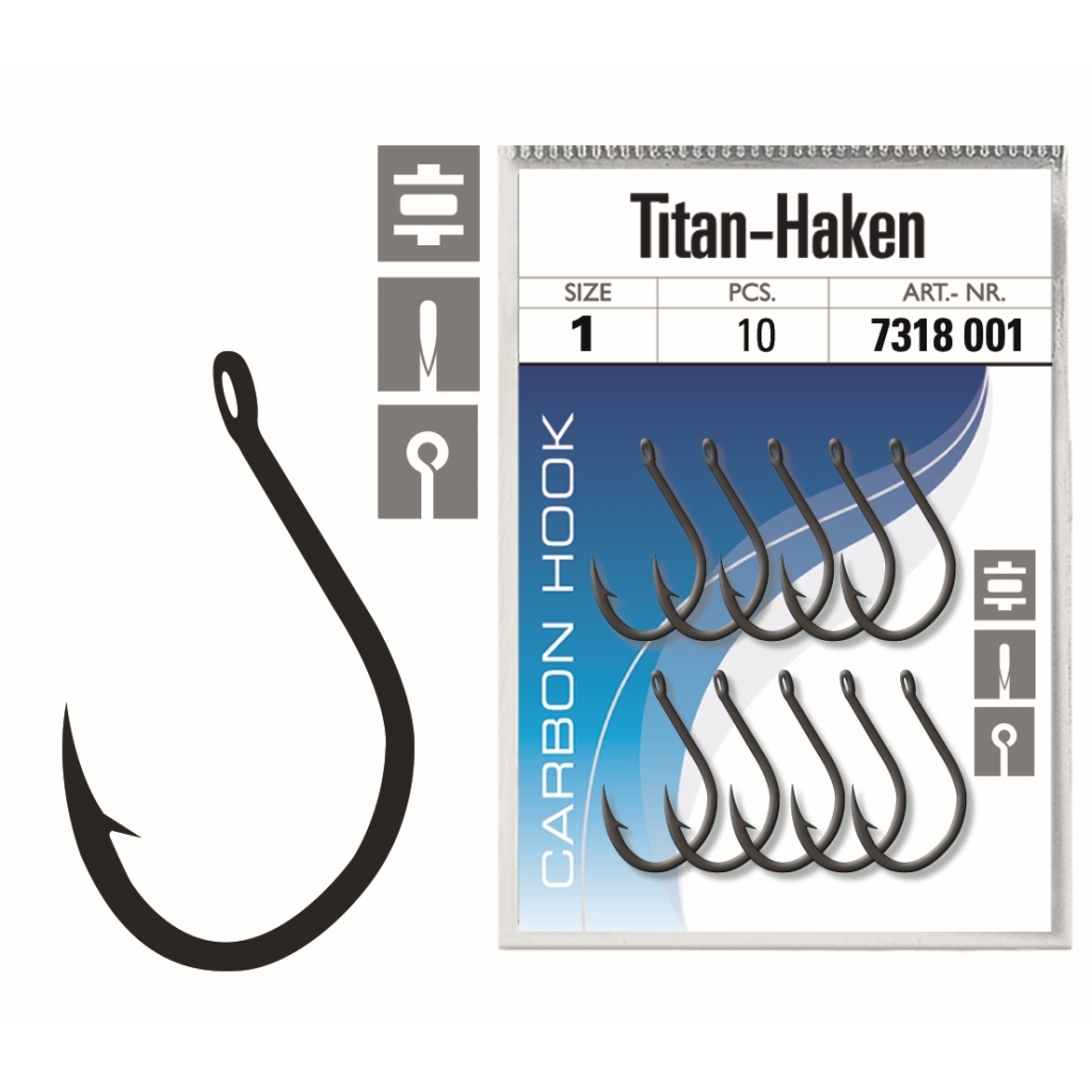 Titan-Haken m.Öhr  Lose, SB