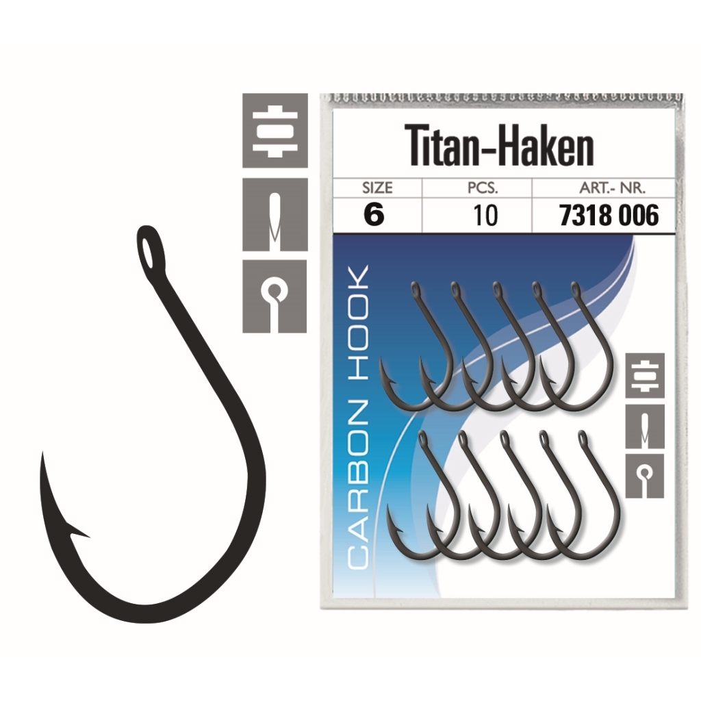 Titan-Haken m.Öhr  Lose, SB