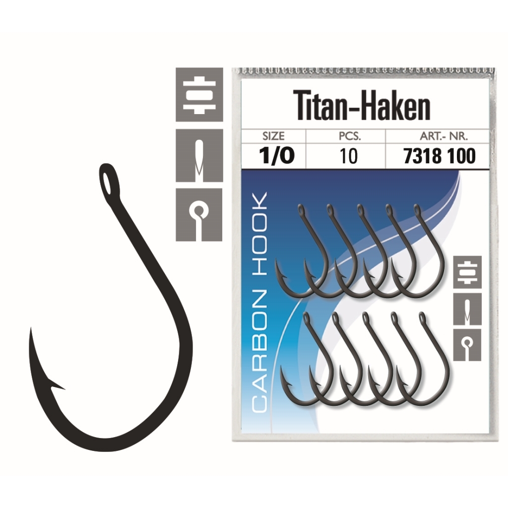 Titan-Haken m.Öhr  Lose, SB