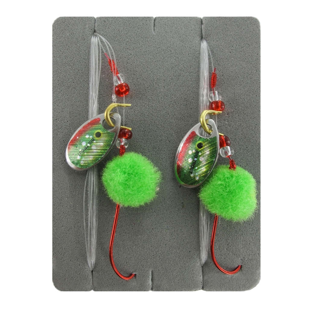 Trout-Leader/Rig,deluxe,green
