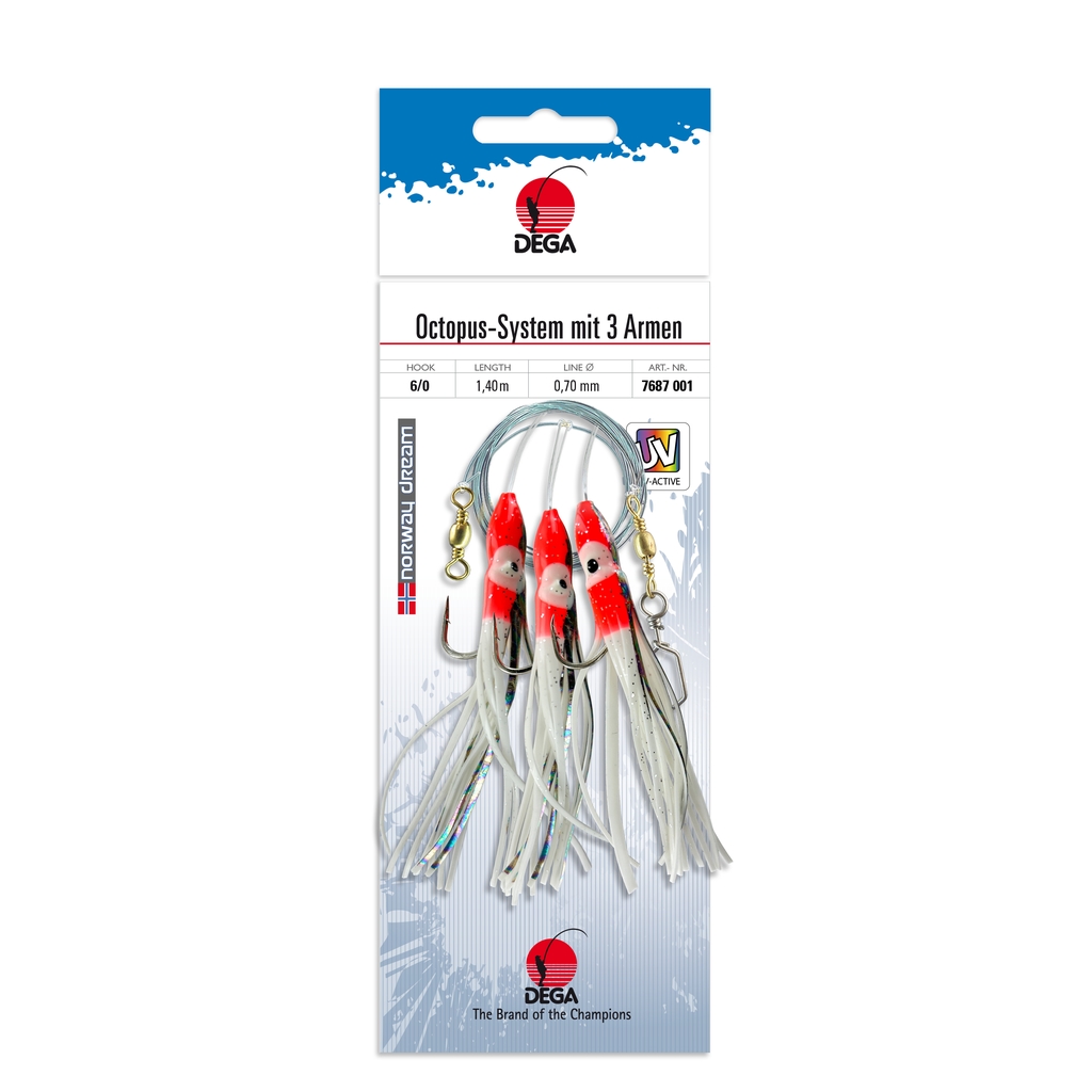 Dorsch-Vorfach (Octop) 3 Haken