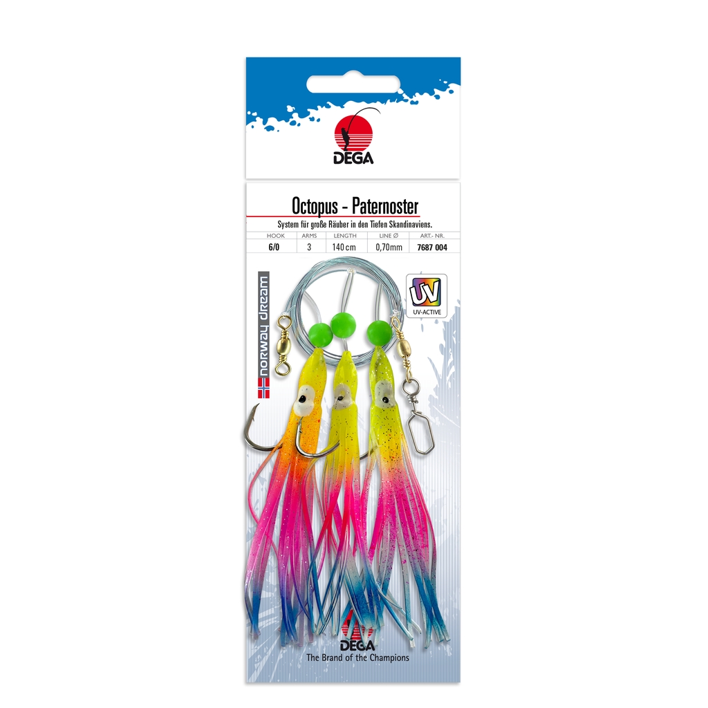 DEGA FluoVorfach,Octopus,3Arme