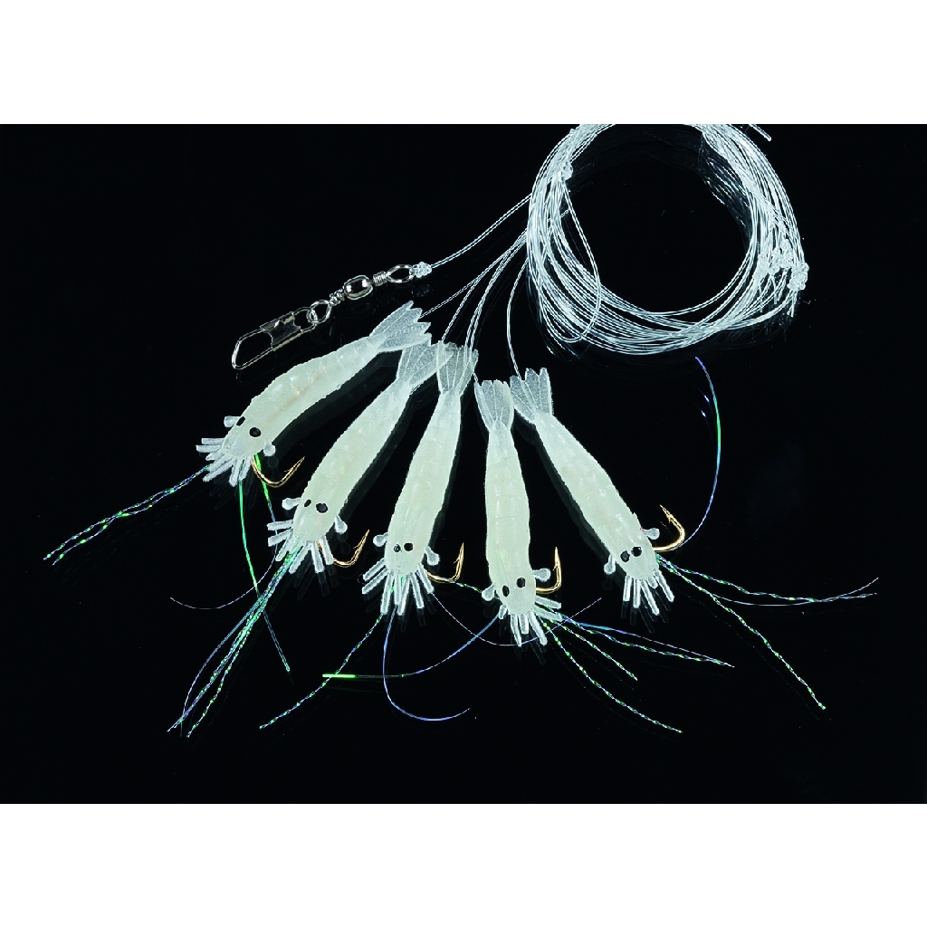 Shrimp-Rig 5 Arme Hook 4, Lumi