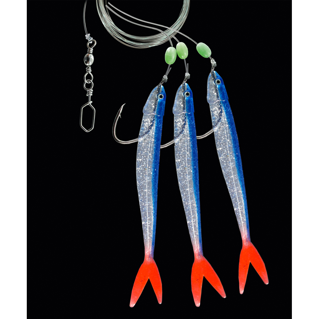 Norw.-Vorfach 3-Arm DS-blue/rd