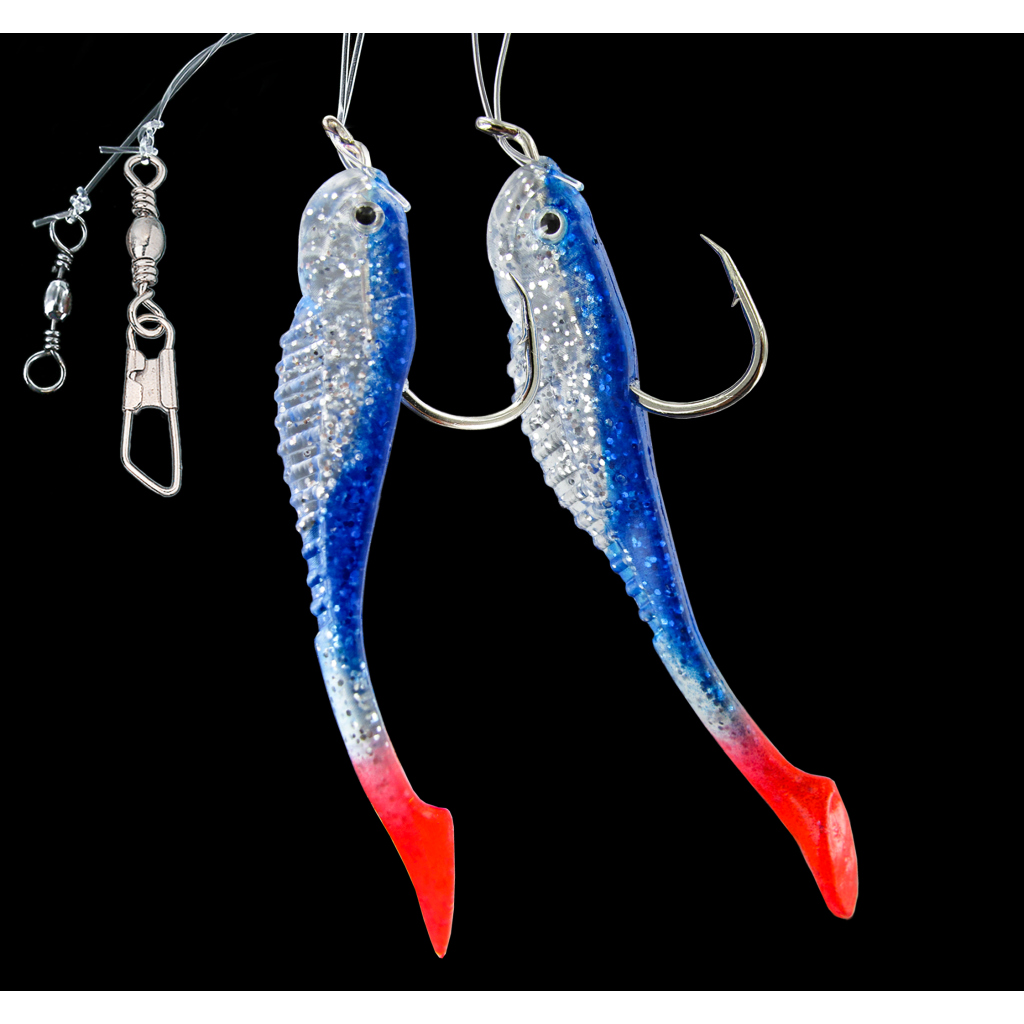 Meeresvorf.2-Arm Fish blue/glt