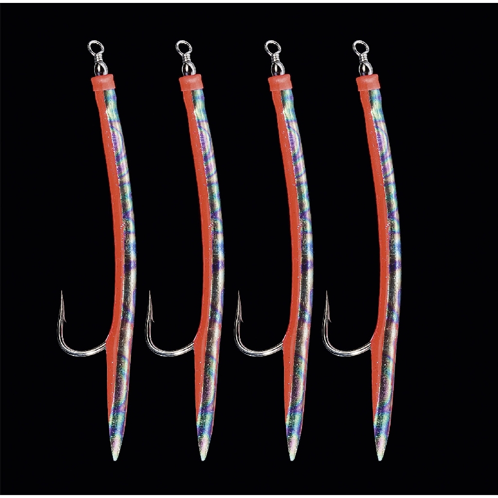 Gummi-Makk 4st/SB Fl.Red/Holog