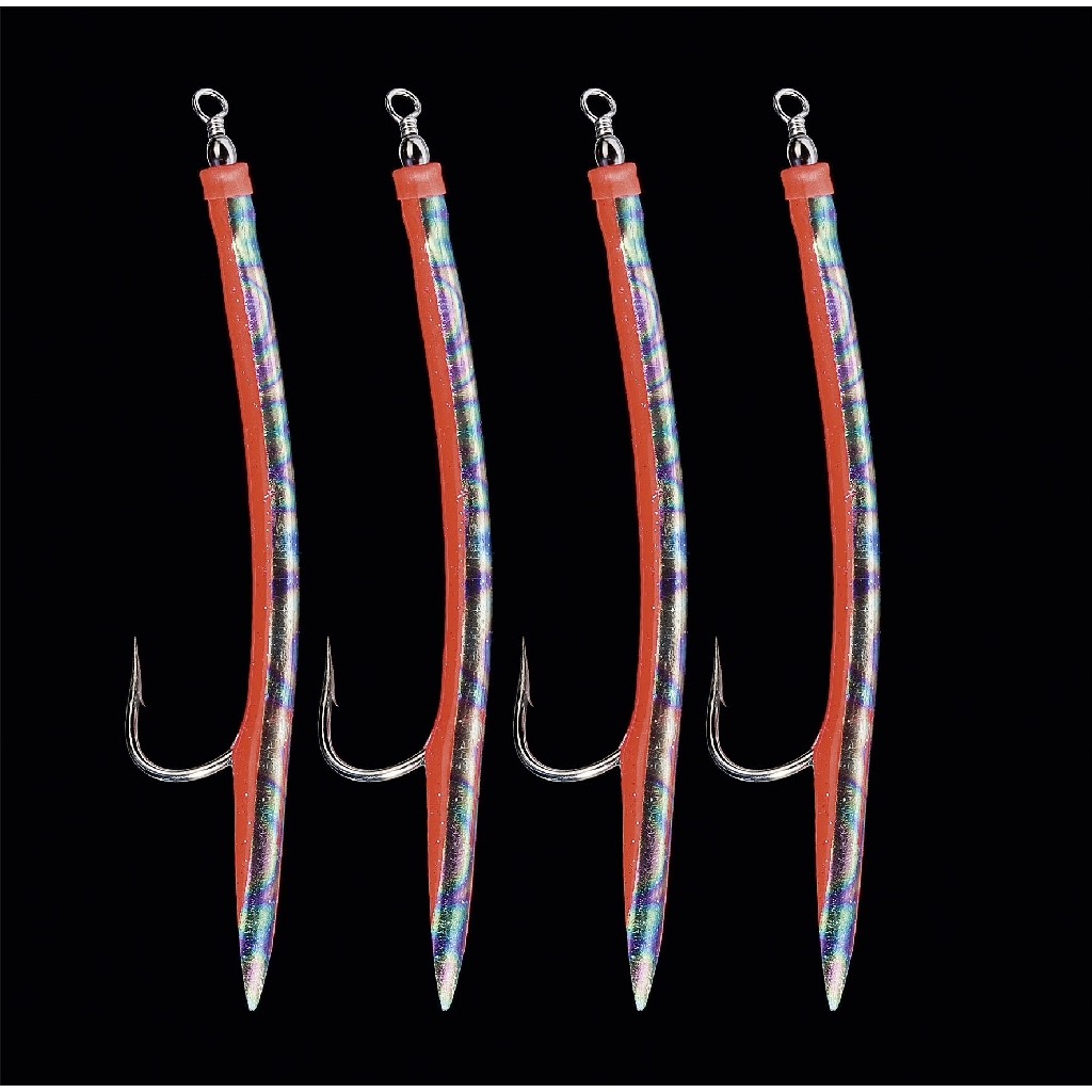 Gummi-Makk 4st/SB Fl.Red/Holog