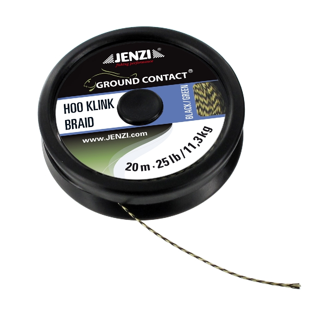 Hooklink Braid 20m Black+Green