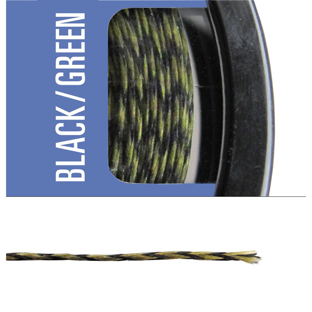 Hooklink Braid 20m Black+Green
