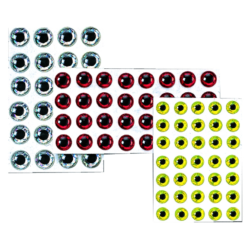 3-D Fischaugen 7,9 mm Silber